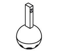 Hansgrohe hansgrohe Bille de commande pour robinets sans pression Quantité:1