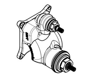 Hansgrohe Hansgrohe Bloc fonctionnel complet MTC 90 degrés Quantité:1