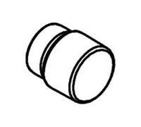 Hansgrohe hansgrohe Bouton tirette pour inverseur mat satiné Quantité:1