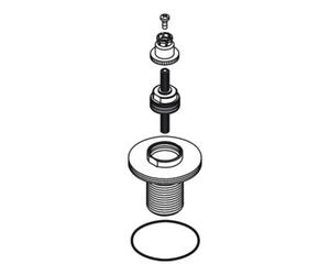 Hansgrohe hansgrohe Bride de fixation Axor Vanne d'arrêt Quantité:1