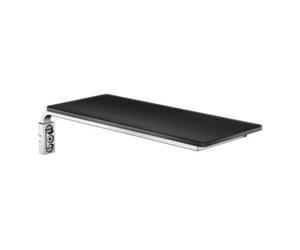 Hansgrohe hansgrohe Cassetta E tablette 200x80mm, noir/chrome Quantité:1