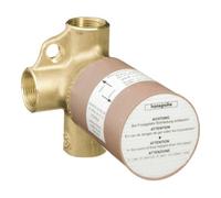 Hansgrohe hansgrohe Corps de base pour vanne d'arrêt/de commutation TRIO encastrée Quantité:1