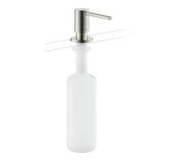 hansgrohe détergent match0 42818800 version encastrable, aspect acier inoxydable