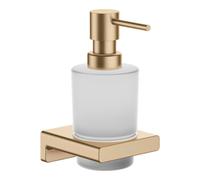Hansgrohe hansgrohe Distributeur de lotion AddStoris mural, verre, métal, bronze brossé Quantité:1