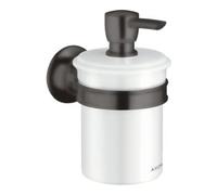 Hansgrohe hansgrohe Distributeur de lotion Axor Montreux, verre, métal brossé, mural, bleu Quantité:1