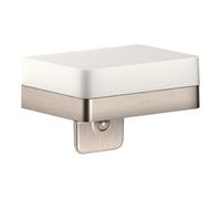 Hansgrohe hansgrohe Distributeur de lotion Axor universel avec étagère, verre, aspect inox Quantité:1