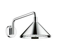 Hansgrohe hansgrohe Douche de tête Axor avec bras mural, 240 mm, 2 jets, chrome Quantité:1