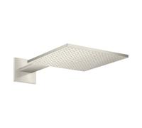 Hansgrohe hansgrohe Douche de tête Axor avec bras mural, 300x300 mm, 1 jet, aspect acier inoxydable Quantité:1