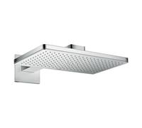 Hansgrohe hansgrohe Douche de tête Axor avec bras mural, carré, rosace, 460x300 mm, 1 an, chrome Quantité:1