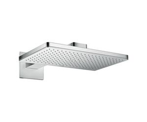 Hansgrohe hansgrohe Douche de tête Axor avec bras mural, carré, rosace, 460x300 mm, 1 an, chrome Quantité:1