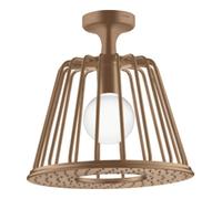 Hansgrohe hansgrohe Douche de tête Axor Nendo 275 1jet avec raccord plafond, 275 mm, 1 jet, brossé or rose Quantité:1