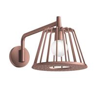 Hansgrohe hansgrohe Douche de tête Axor Nendo avec bras, montage mural, 275 mm, 1 jet, brossé or rose Quantité:1