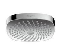 Hansgrohe hansgrohe Douche de tête Croma Sel. E EcoSmart 187x187 mm, 2 jets, 9 l/min, blanc/chrome Quantité:1