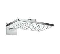 Hansgrohe hansgrohe Douche de tête Rainmaker Select 460 1j, fixation murale, avec bras 462 mm, blanc/chrome Quantité:1