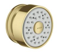 Hansgrohe hansgrohe Douchette latérale Axor rd Ros., pivotante, 1 jet, optique or brossé Quantité:1