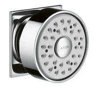 Hansgrohe hansgrohe Douchette latérale Axor rosace carrée, pivotante, 1 jet, chrome Quantité:1