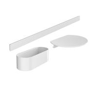 Hansgrohe hansgrohe Ensemble baignoire WallStoris en plastique, blanc mat Quantité:1