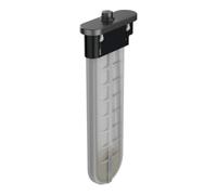 hansgrohe baignoire 28020340 ovale, pour montage sur rebord de baignoire ou de carrelage, chrome noir brossé