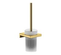 Hansgrohe hansgrohe Ensemble brosse WC AddStoris fixation murale, métal, verre, or poli Quantité:1
