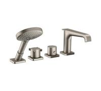 Hansgrohe hansgrohe Ensemble complet Axor Citterio E 4-L-BW-Rand-Arm, avec thermostat, aspect acier inoxydable Quantité:1