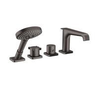 Hansgrohe hansgrohe Ensemble complet Axor Citterio E 4-L-BW-Rand-Arm, avec thermostat, brossé bleu vc Quantité:1