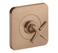 hansgrohe AXOR Citterio E robinet d'arrêt encastré 12 x 12, 36771310, Couleur: Or rouge brossé