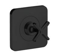 Hansgrohe Axor Citterio E robinet d'arrêt encastré 12 x 12, Coloris: Noir Mat - 36771670