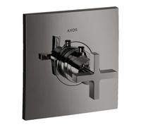 Hansgrohe hansgrohe Ensemble complet Axor Citterio HF UP-THM, avec croix, chrome noir poli Quantité:1