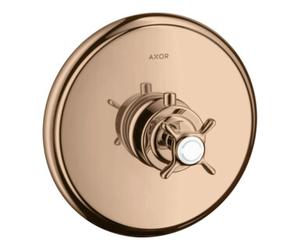Hansgrohe hansgrohe Ensemble complet Axor Montreux HF UP-THM, avec poignée croix, or rouge poli Quantité:1