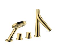 Hansgrohe hansgrohe Ensemble complet Axor Starck Organic 4-L-BW-Rand-Arm., avec thermostat, optique or poli Quantité:1