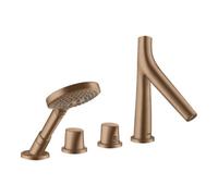 Hansgrohe hansgrohe Ensemble complet Axor Starck Organic 4 sorties, mitigeur thermostatique, brossé or Quantité:1