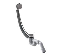 Hansgrohe hansgrohe Ensemble complet Flexaplus S bonde/débordement, chrome brossé bleu Quantité:1