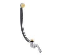 Hansgrohe hansgrohe Ensemble complet Flexaplus S Garniture de vidage/débordement, laiton brossé Quantité:1