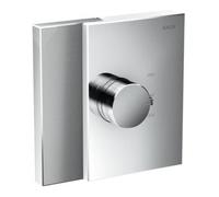 Hansgrohe hansgrohe Ensemble complet HighFlow Axor Edge Thermostat encastré, diamanté, chrome Quantité:1