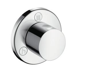 Hansgrohe hansgrohe Ensemble complet S Trio/Quattro vanne d'arrêt encastrée + dérivation, 3 sorties, chrome Quantité:1