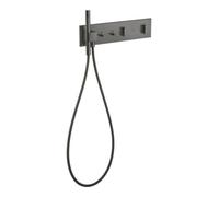 Hansgrohe hansgrohe Ensemble complet ShowerComposition UP-THM, 2 sorties, chrome noir poli Quantité:1
