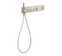 hansgrohe AXOR ShowerComposition module thermostatique Select, 3 consommateurs, 540/110, 12572820, Couleur: Nickel brossé