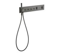 Hansgrohe hansgrohe Ensemble complet ShowerComposition UP-THM, 4 consommations, chrome noir poli Quantité:1