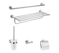 hansgrohe Logis UNIVERSAL Set daccessoires de salle de bain, 5 pièces, chrome, 41728000