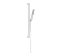 Hansgrohe Set de douche Pulsify E 100 1 jet EcoSmart+ barre de douche 65 cm Blanc mat 24371700