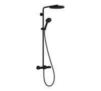 Hansgrohe hansgrohe Ensemble de douche Pulsify S Puro avec mitigeur, 2 consommateurs, 11,2 l/min, noir mat Quantité:1