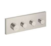 hansgrohe AXOR Starck ShowerCollection Thermostat encastré 36 x 12, 10751800, Couleur: Acier inoxydable Optic