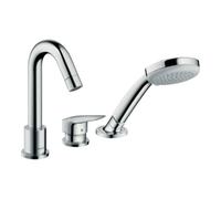 Hansgrohe hansgrohe Ensemble de montage complet Logis Mitigeur bain 3 trous, chrome Quantité:1