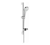 Hansgrohe hansgrohe Ensemble douche Croma Select S Vario 669mm Barre de douche, avec porte-savon, blanc/chrome Quantité:1