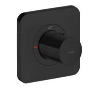 Hansgrohe hansgrohe Ensemble prêt à poser Axor Citterio E Thermostat encastré 120x120mm, noir mat Quantité:1