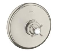 Hansgrohe hansgrohe Ensemble prêt à poser Axor Montreux HF UP-THM, avec poignée croix, aspect acier inoxydable Quantité:1