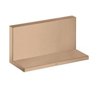 Hansgrohe hansgrohe Étagère Axor Starck 240x120 mm, or rouge brossé Quantité:1