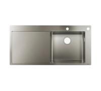 Hansgrohe hansgrohe Évier encastré 450 S717-F450 1025x490mm, 1 cuve D, égouttoir G, ES Quantité:1