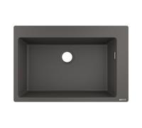 Hansgrohe hansgrohe Évier encastré 660 S510-F660 750x490mm, 1 bac, vidage avant, gris pierre Quantité:1