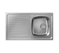 Hansgrohe hansgrohe Évier encastré S21 avec égouttoir, sous-meuble 45 cm, acier inoxydable Quantité:1